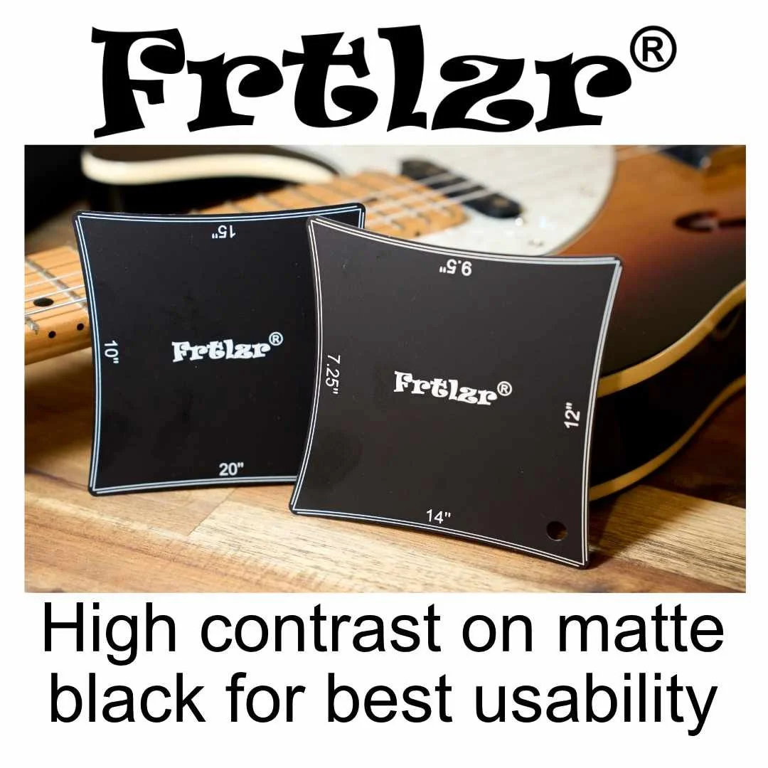 Frtlzr Fret End Block Kit Per Chitarra E Basso – Made In Germany, Lucidatura Nuova