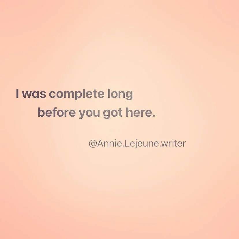 🔨 

Image text:
I was complete long before you got here.

#eroticromance #eroticpoetry #erotico #eroticaromance #sensuality #sensualseduction #sensualpoetry #sensualfiction #sensuality #sensualseduction #polyamorous #polyamory #polyamorousrelationsh