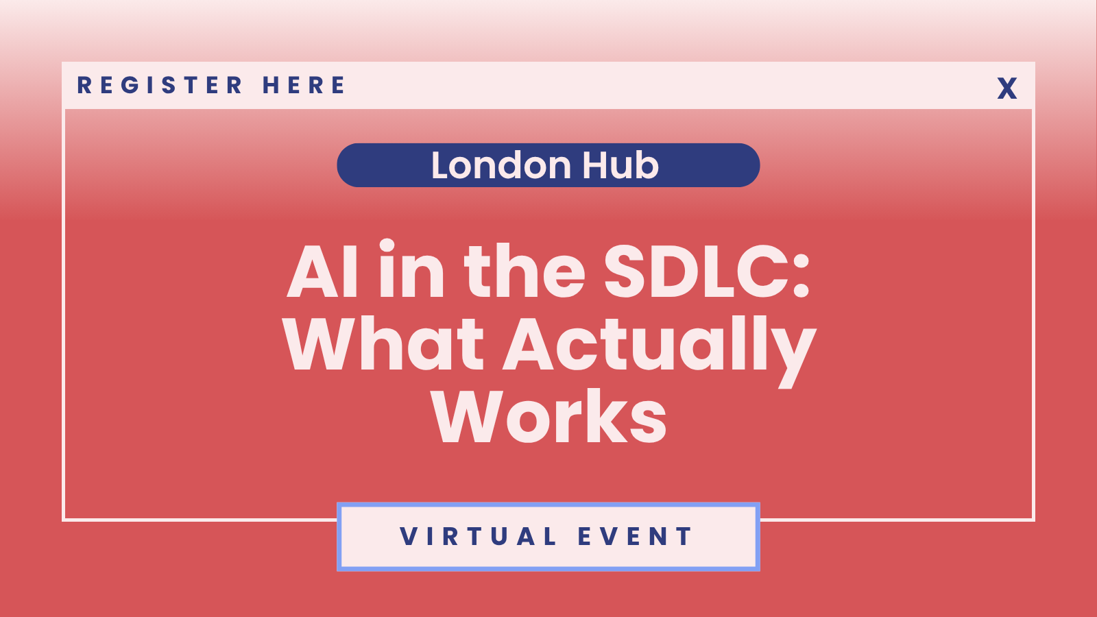 SheTO London Hub: AI in the SDLC: What Actually Works
