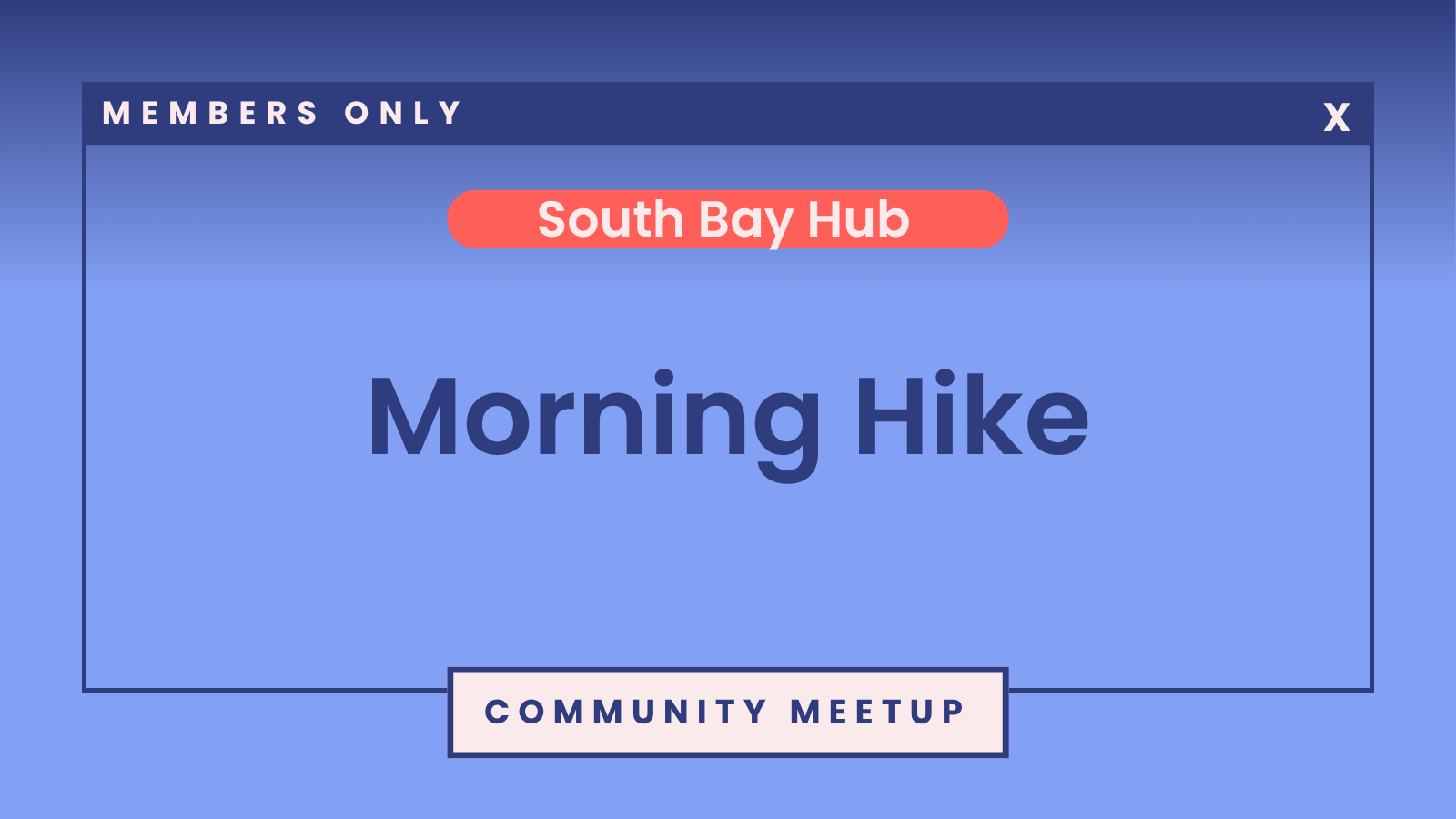SheTO South Bay Hub: Morning Hike