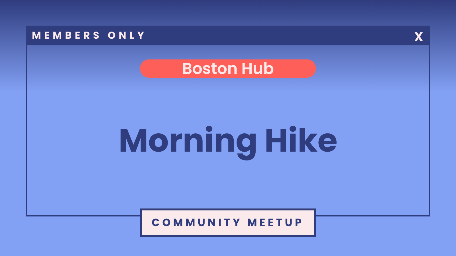 SheTO Boston Hub: Hike Meet Up