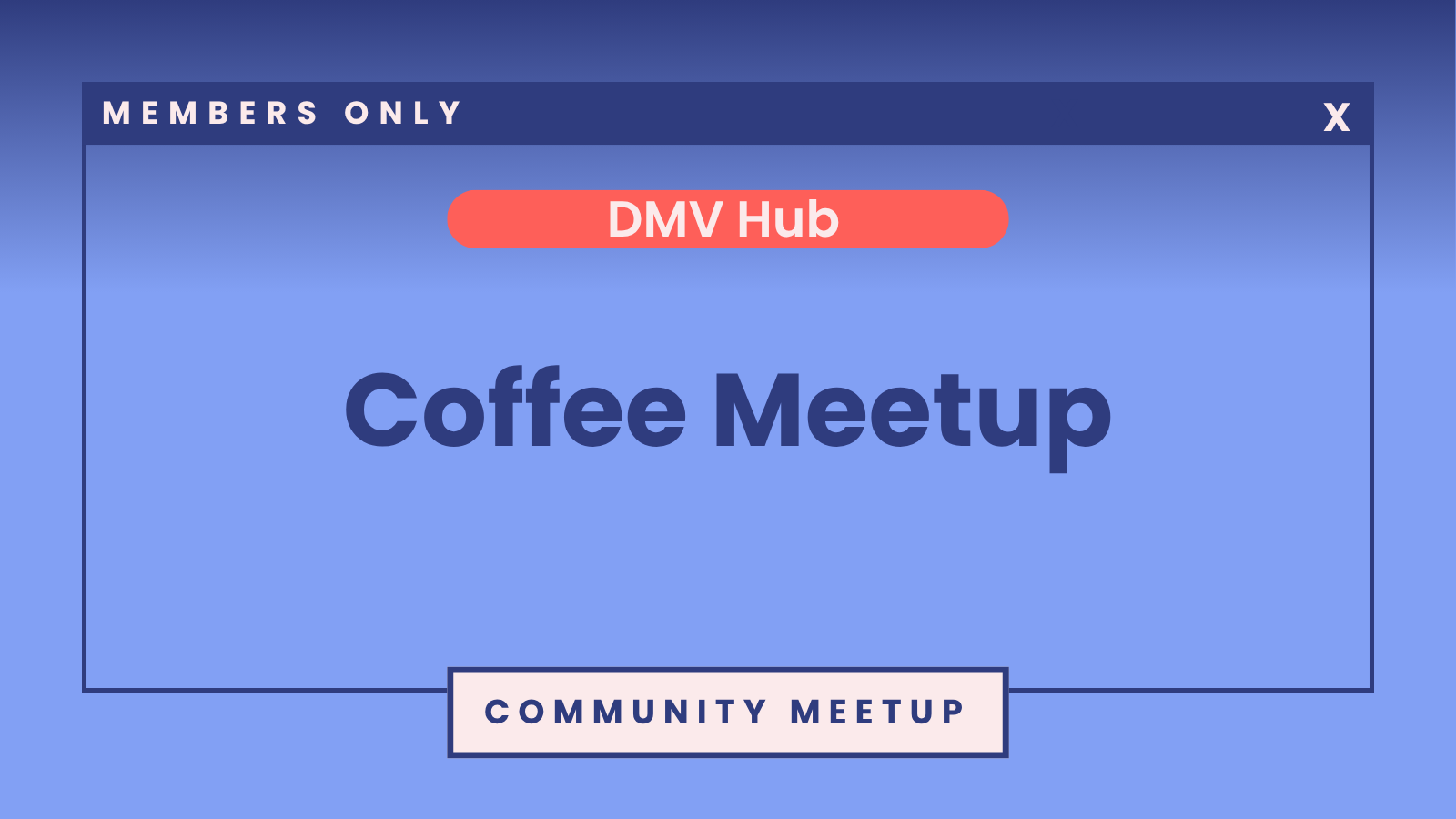 SheTO DMV Hub: Coffee MeetUp
