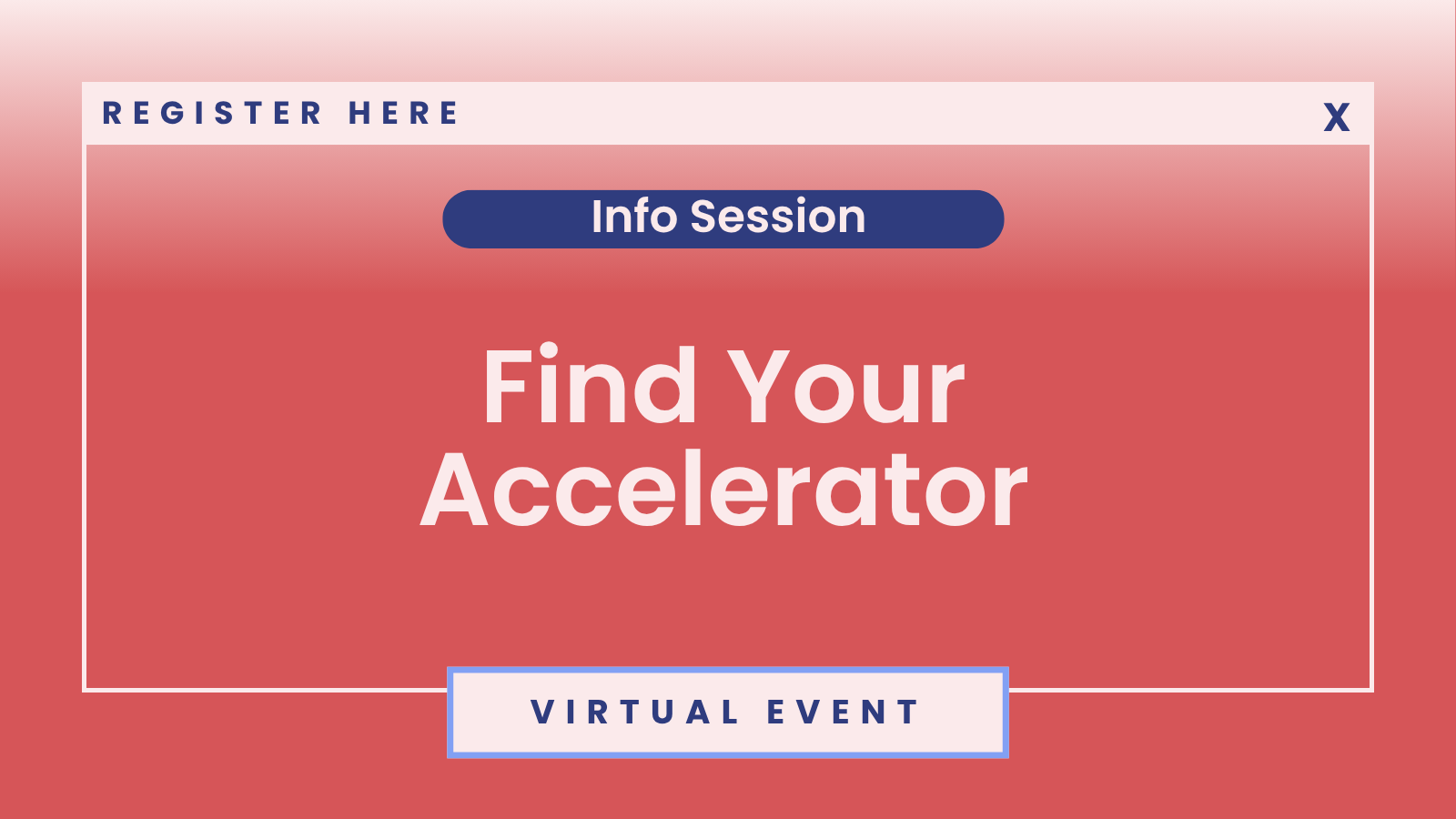SheTO Virtual Info Session | Find Your Accelerator