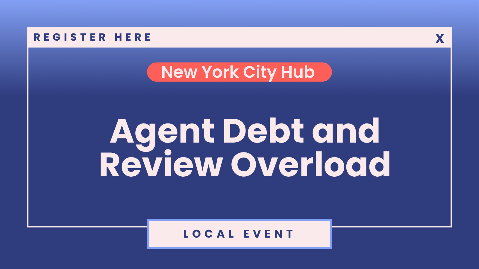 SheTO New York Hub: Agent Debt and Review Overload