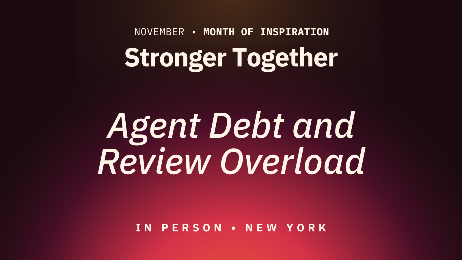 SheTO New York Hub: Agent Debt and Review Overload