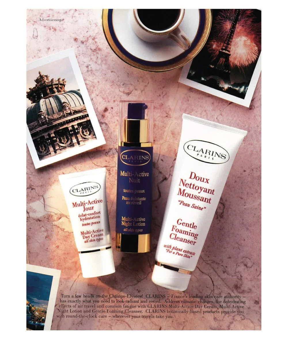 Clarins  Advertisement
