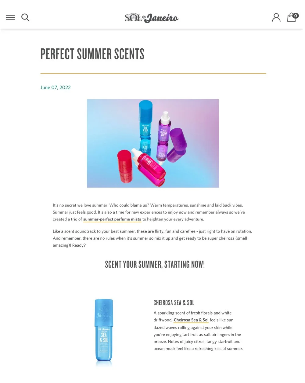 Beauty News Cover Page