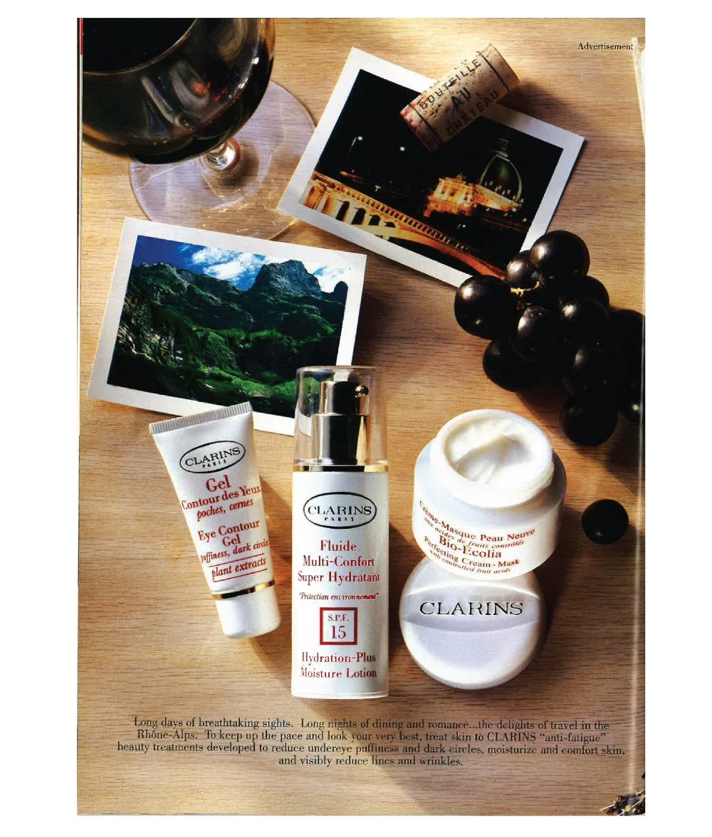 Clarins Advertisement