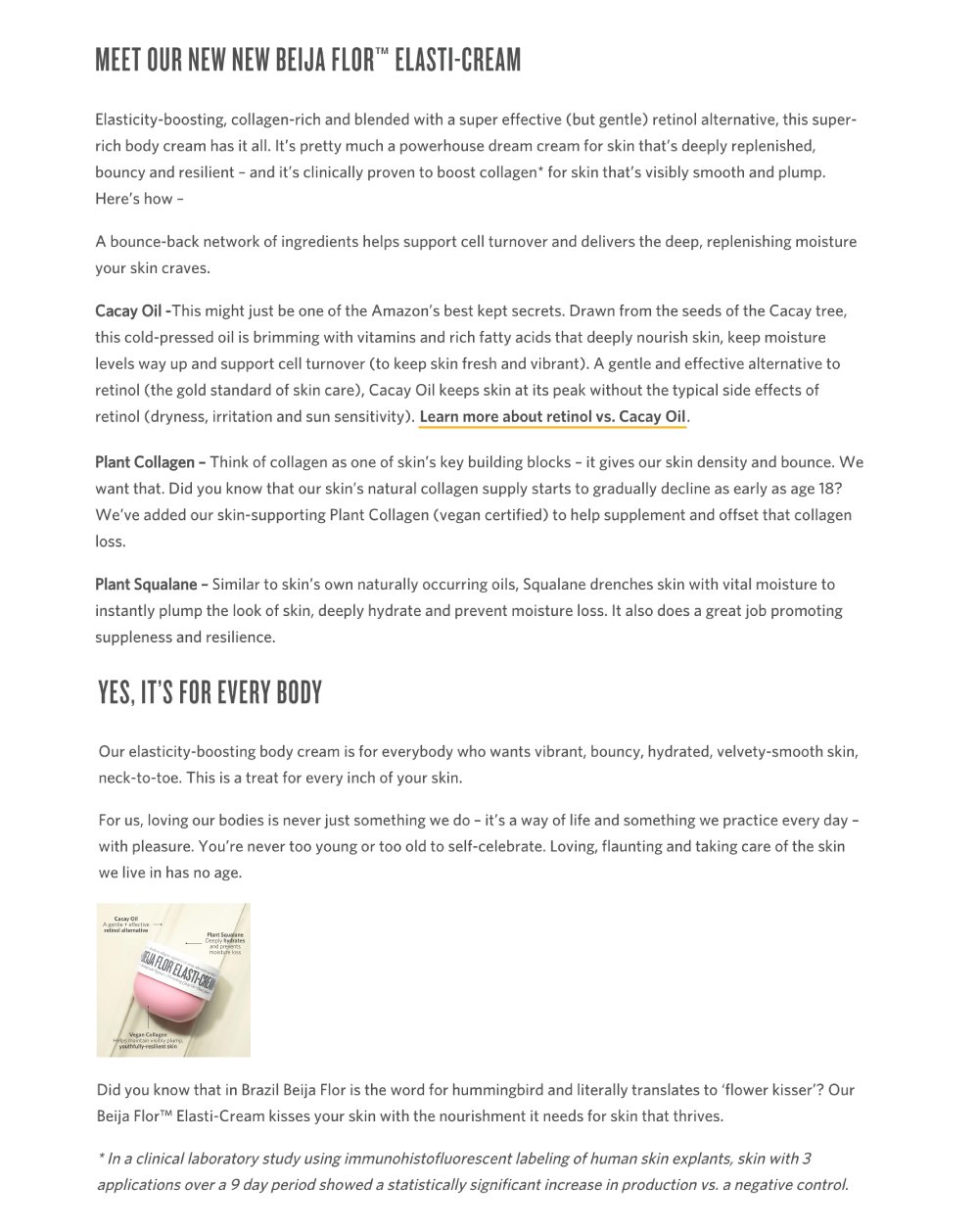 New Beija Flor Elasti Cream Blog