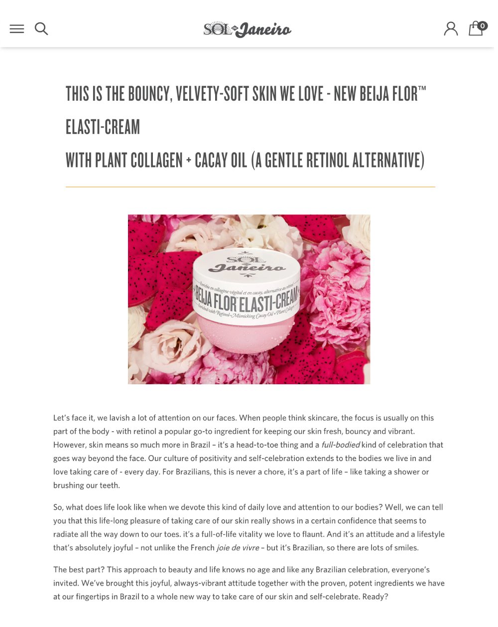 New Beija Flor Elasti Cream Blog