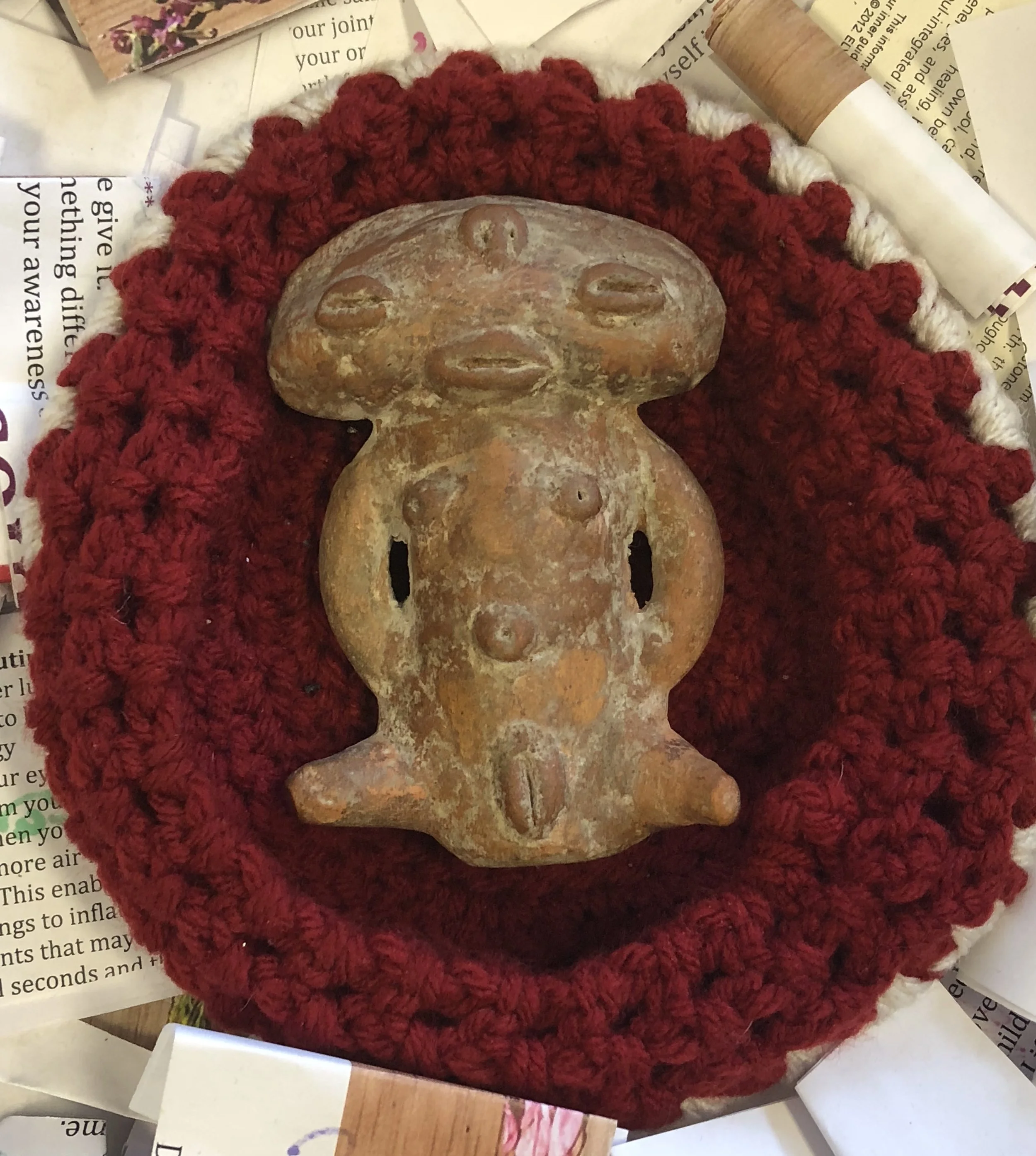 SouthAmericaGoddessStatueinPrayerbasket.JPG