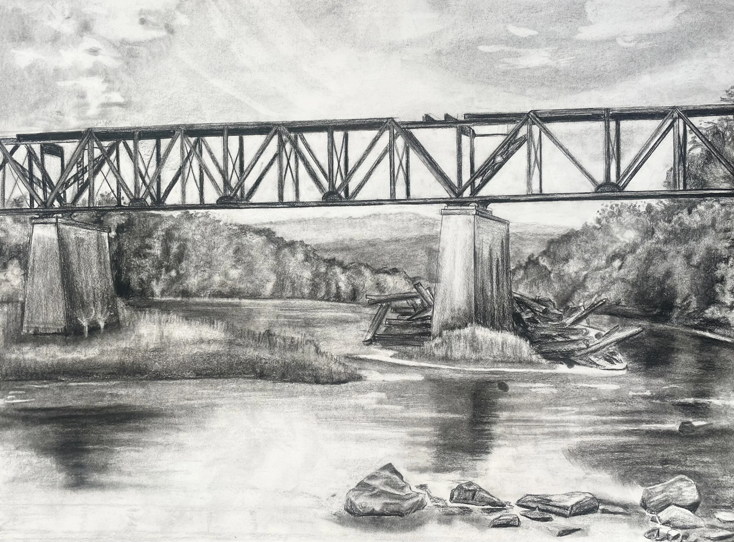 Landscape (Charcoal, 2025)