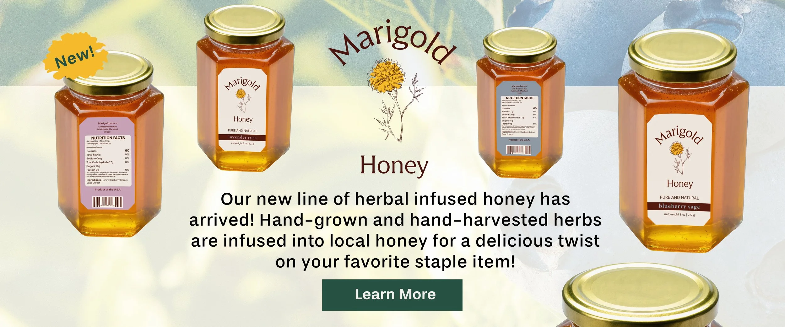 Marigold Honey Branding