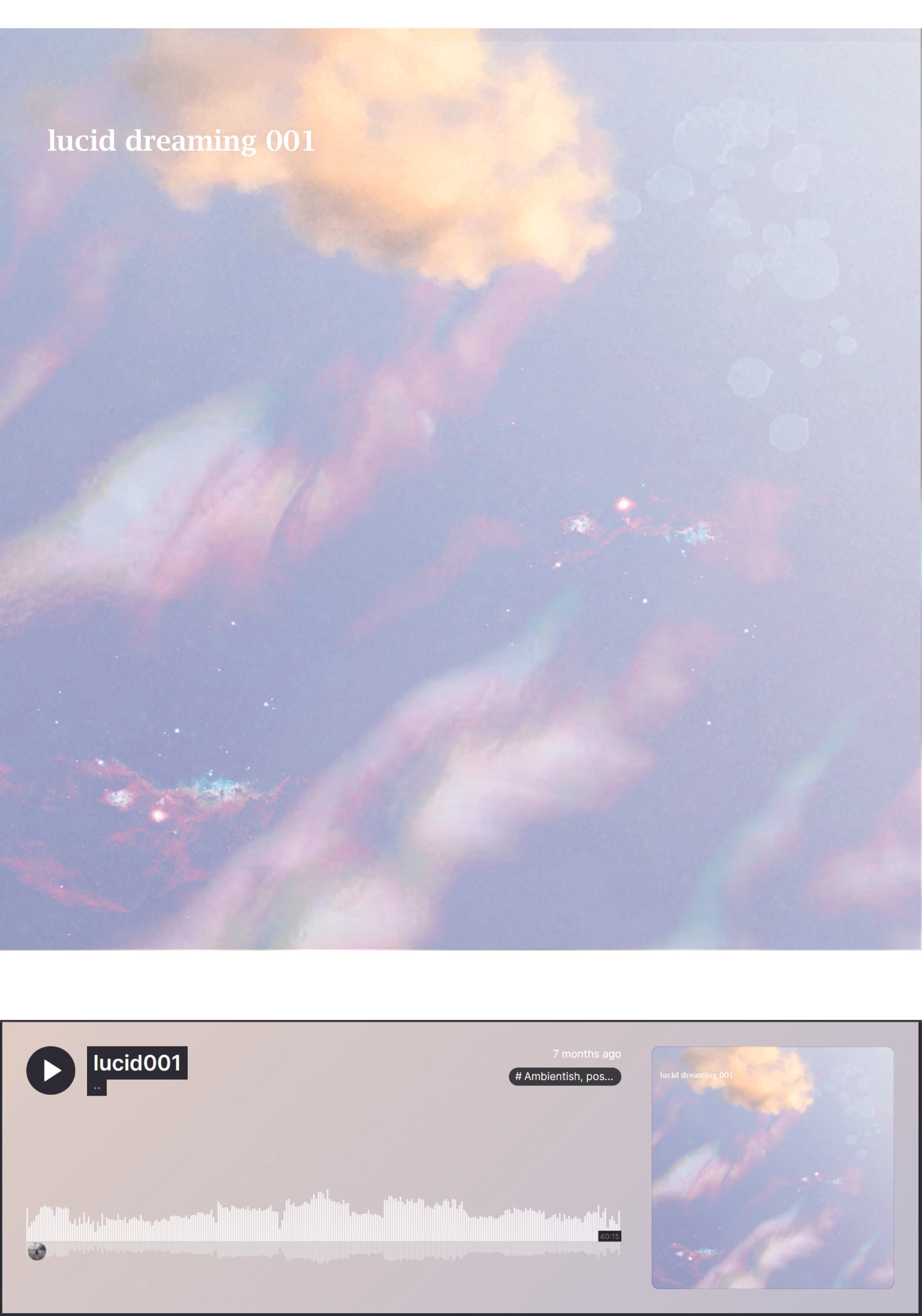 Album Cover for Yezzie - Lucid Dreaming