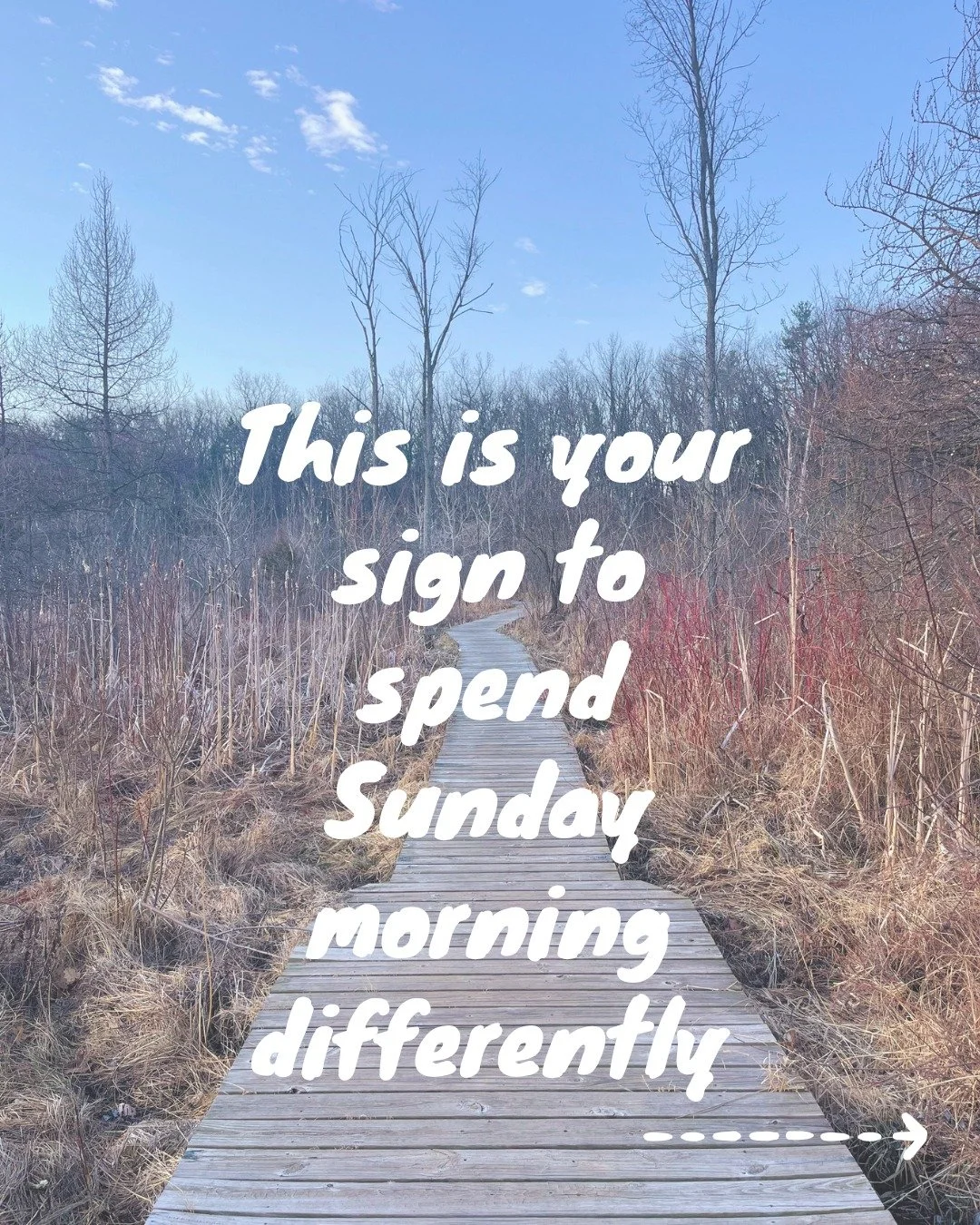 This is your sign to switch up your Sunday 🌿

Instead of rushing through your morning, come slow down with Ashley - move your body, breathe in fresh air, and reconnect in nature.

Our Hike &amp; Yoga experience is designed to leave you feeling groun