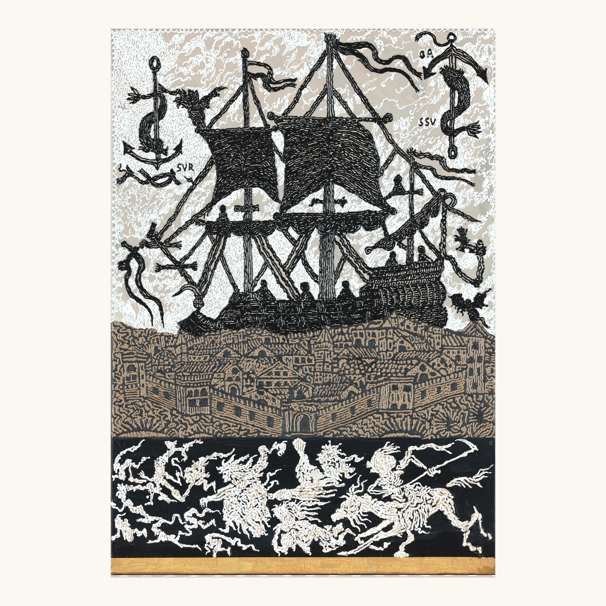 Crni biser, 70 x 50 cm, Bartol Galović