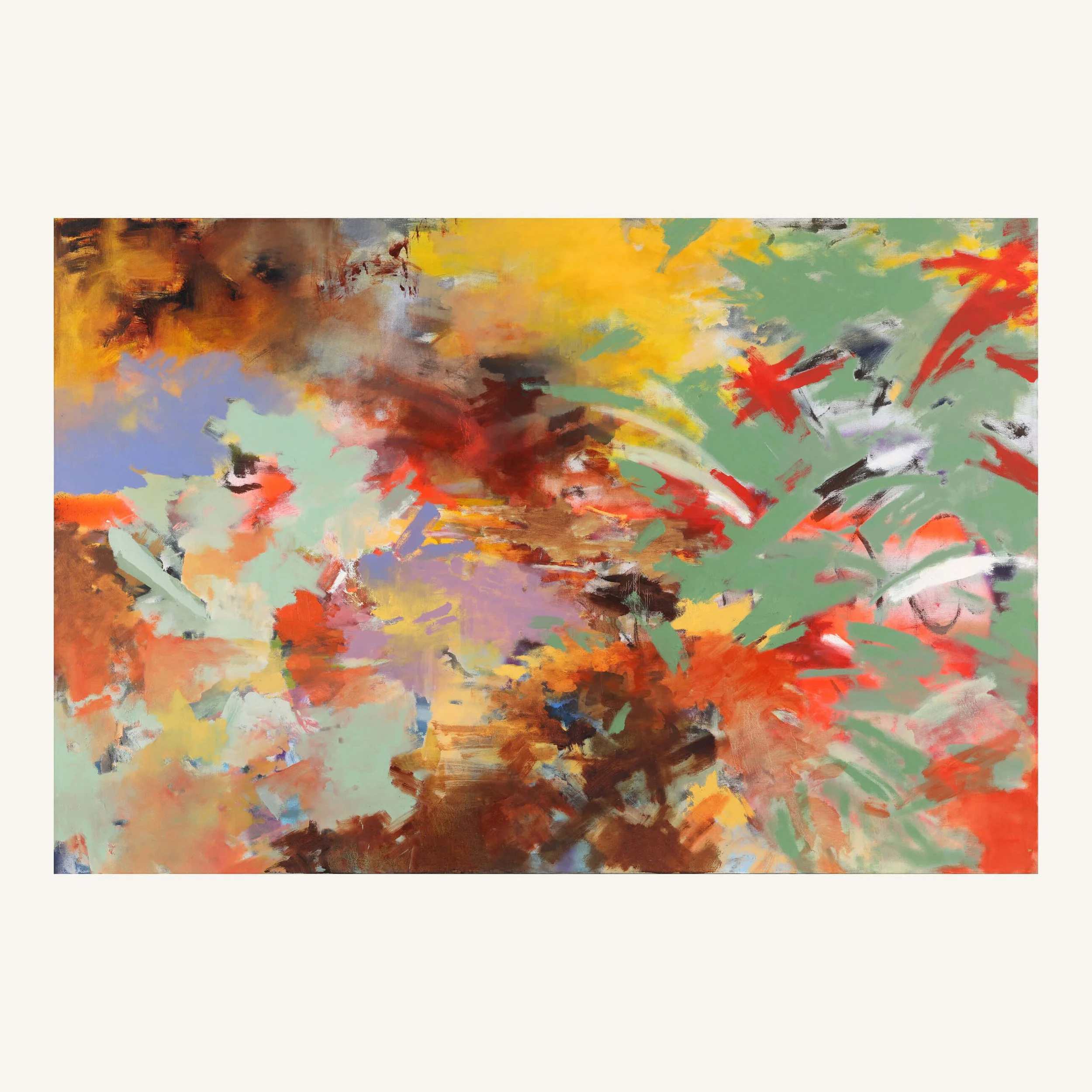 Zelena iskra, 120x180 cm, Tea Lovrić