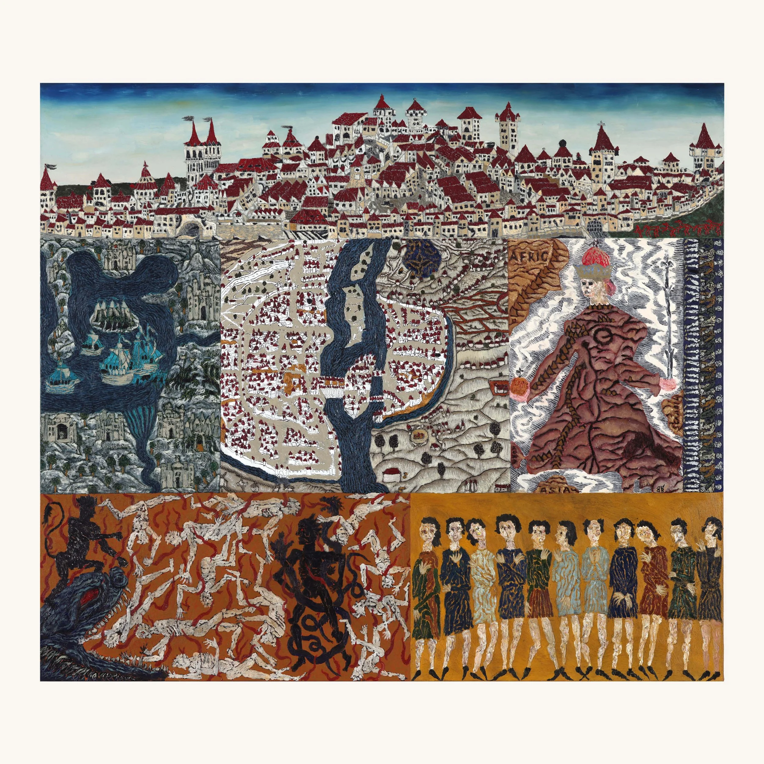 Europa, 140 x 160 cm, Bartol Galović