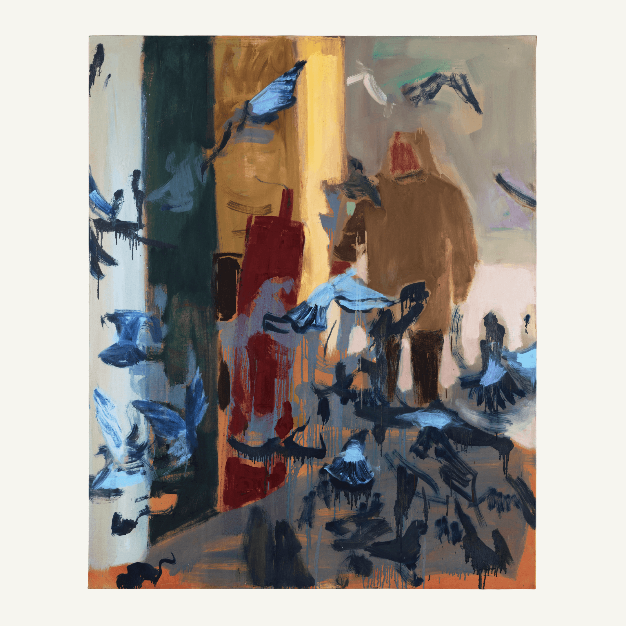 Zimski Stradun (Ptice), 160x130 cm, Mihaela Rašica