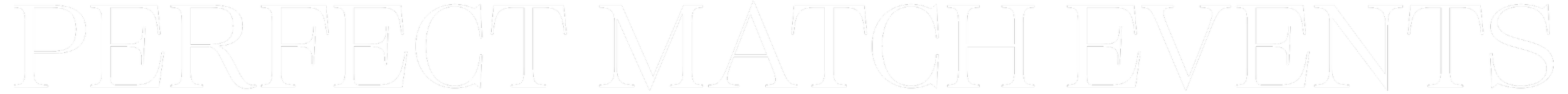 Perfect Match Events