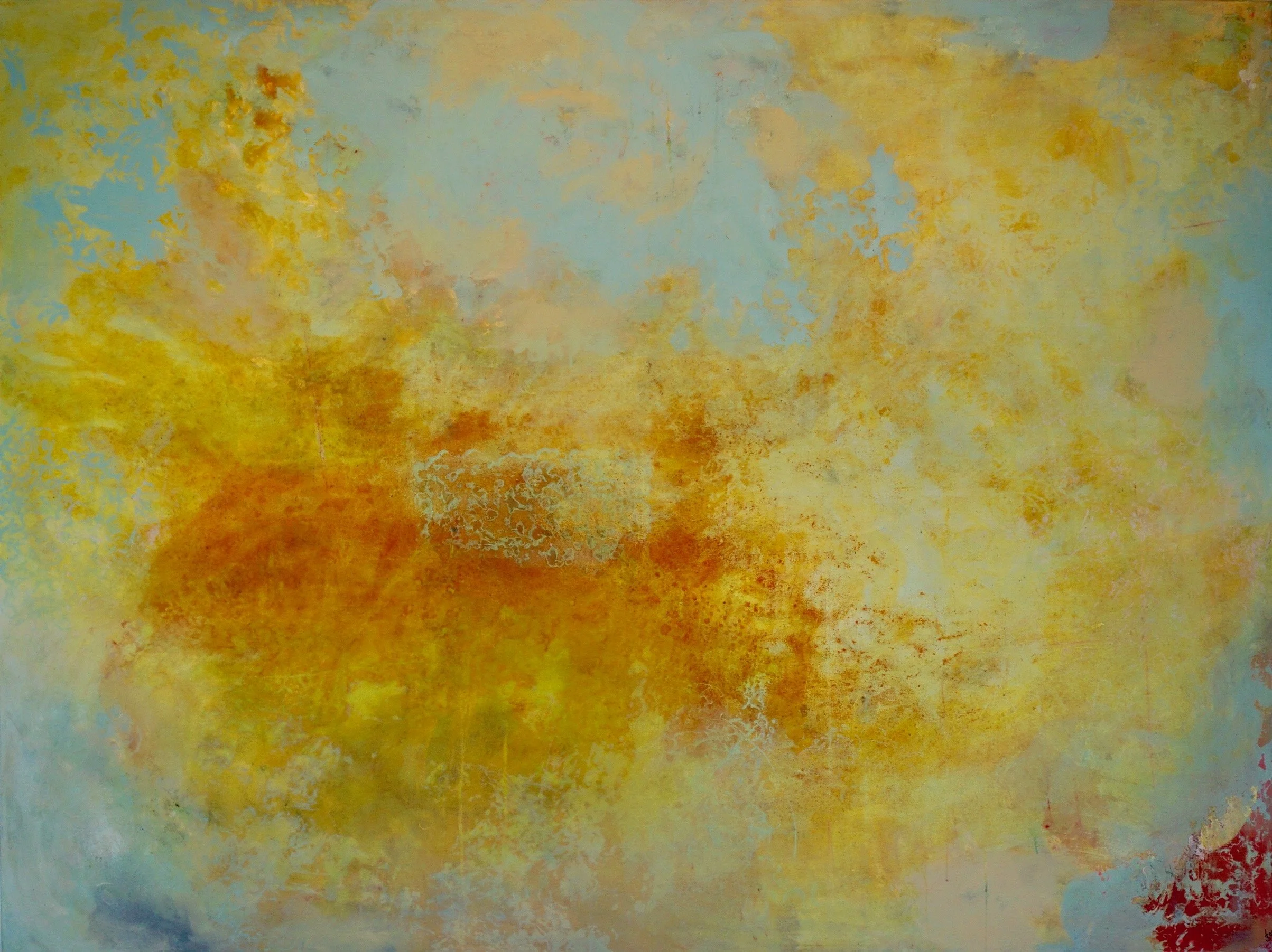 Dust catcher. Yellow. Acrylic on canvas. 150x200cm. 2021..jpeg