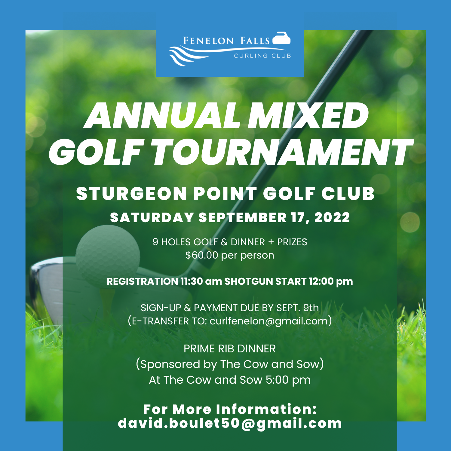 Non-Members Welcome: Annual Mixed Golf Tournament