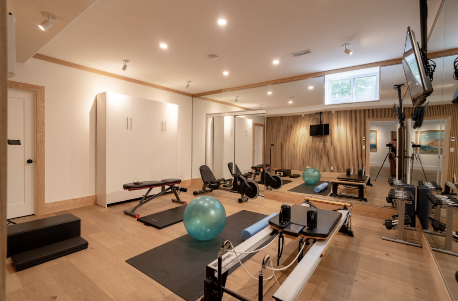   A home gym we designed for a Clear Lake client.     