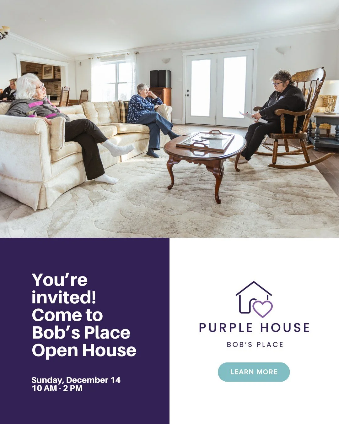 You’re Invited! Come to Bob’s Place Open House