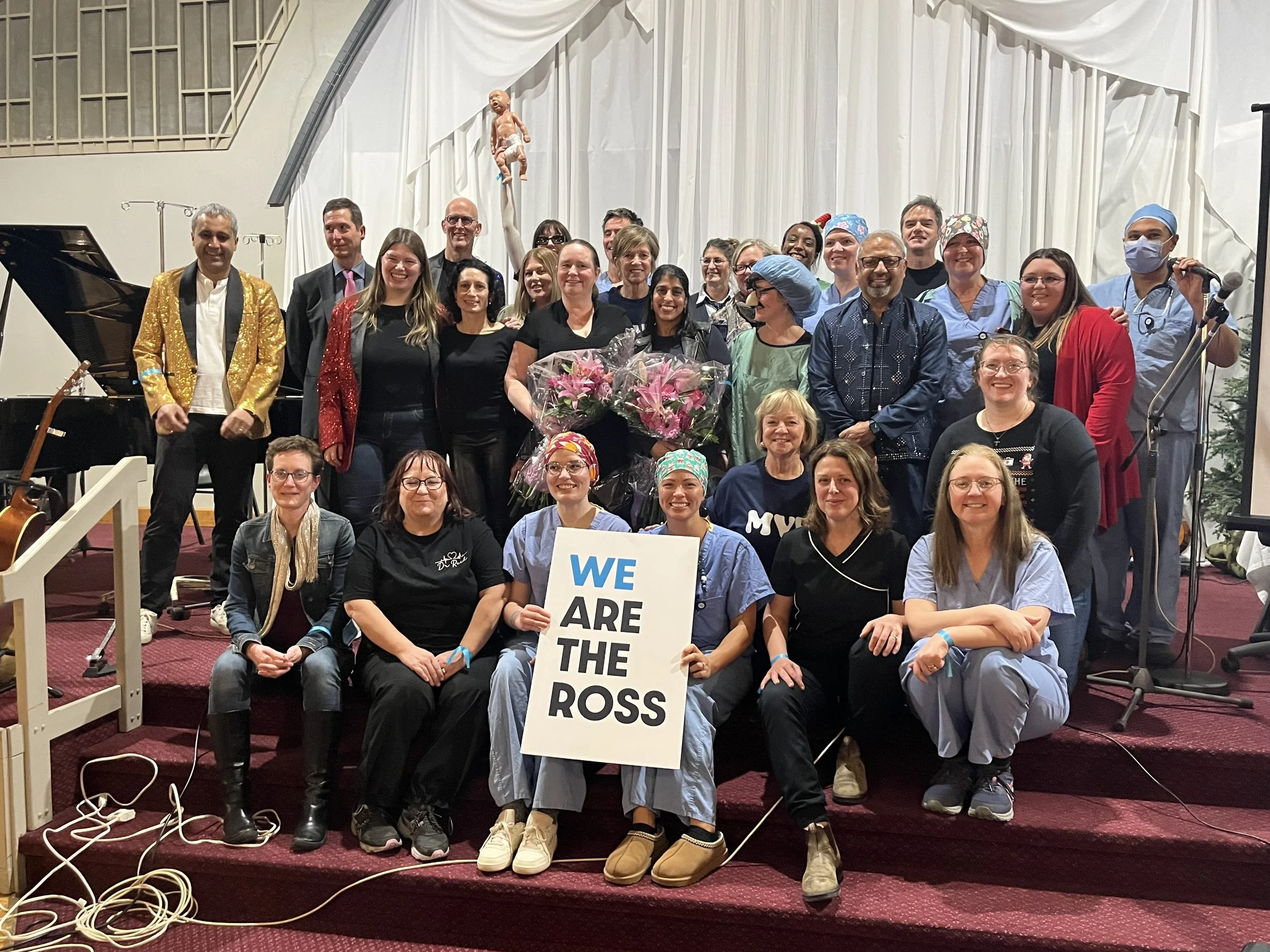 Medical Variety Rounds Show highlights helpers