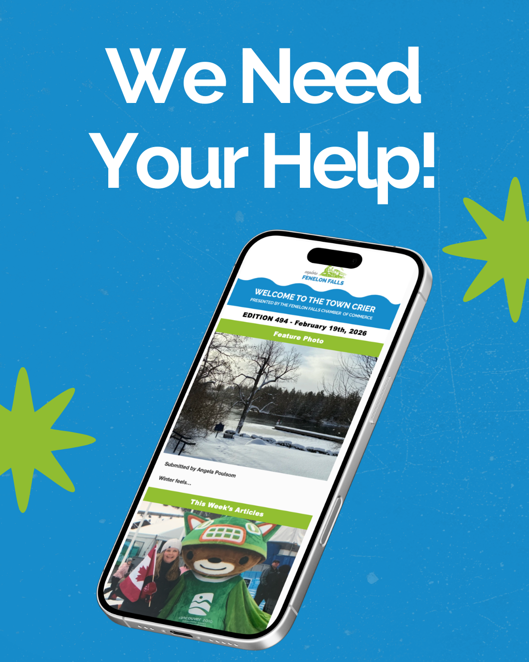 Help Shape the Future of the Town Crier!