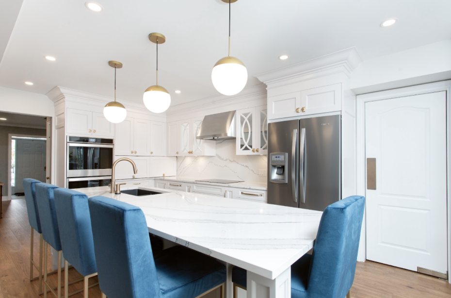 What are some of the new trends and designs we are seeing for Kitchen Islands?