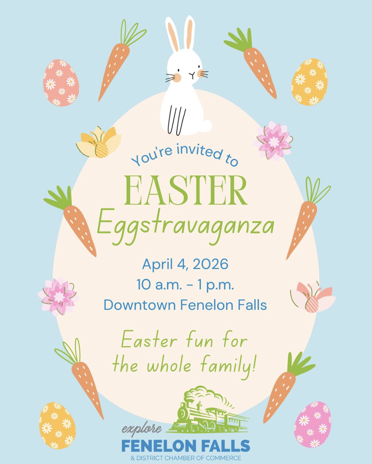 Hop over to Downtown Fenelon Falls This Saturday for Easter Eggstravaganza!