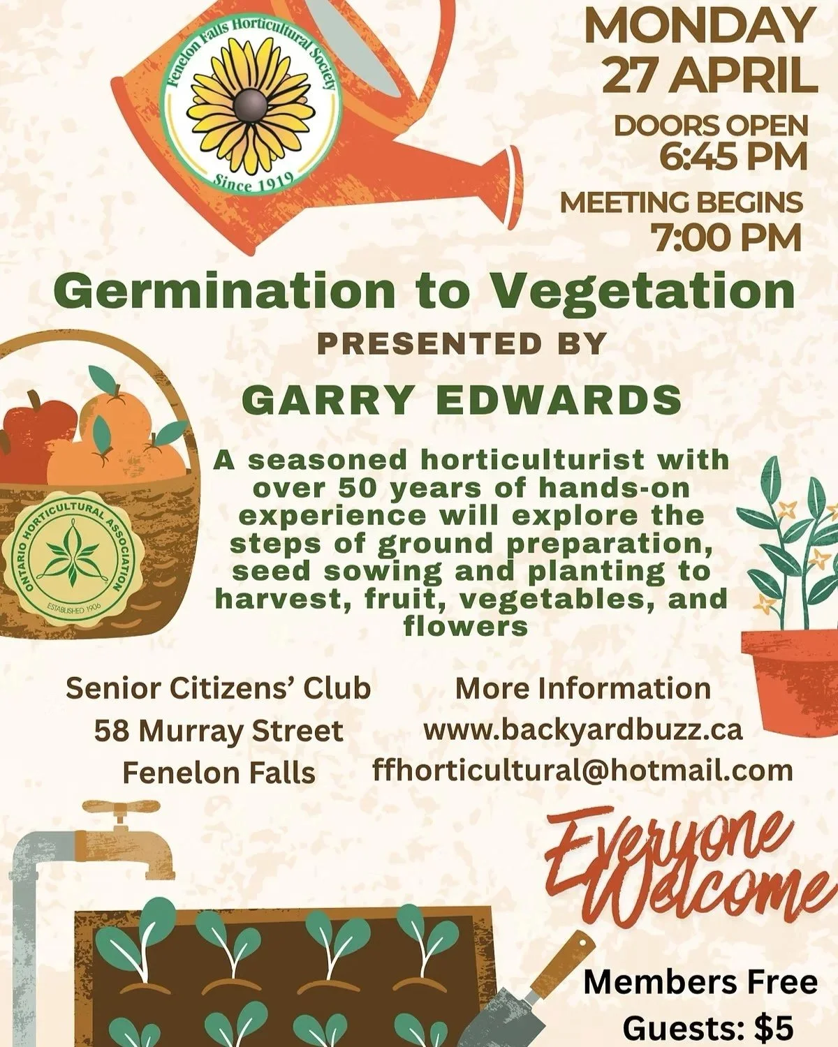 Fenelon Falls Horticultural Society: Guest Presentation Spotlight