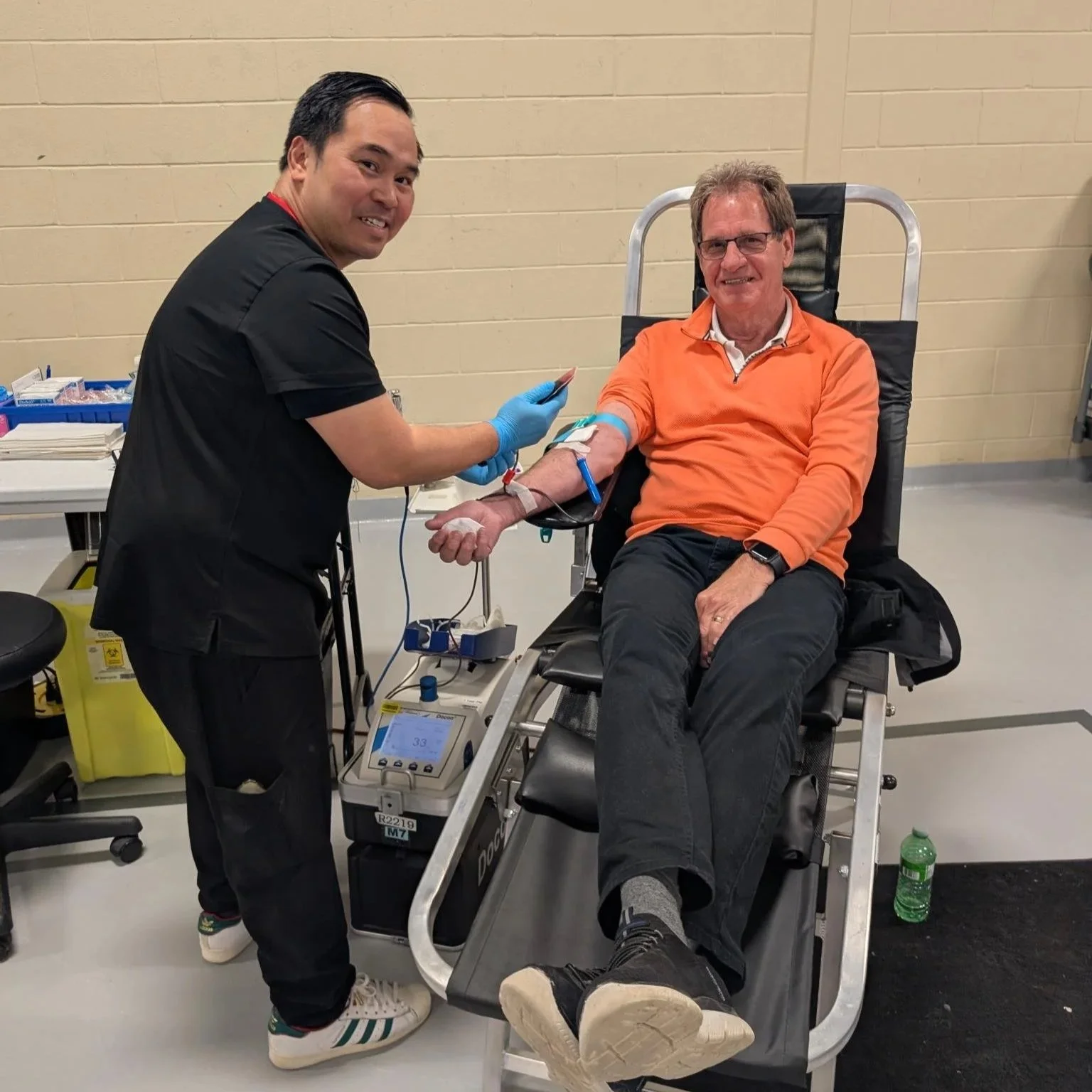 Bobcaygeon Resident Celebrates His 100th Blood Donation 