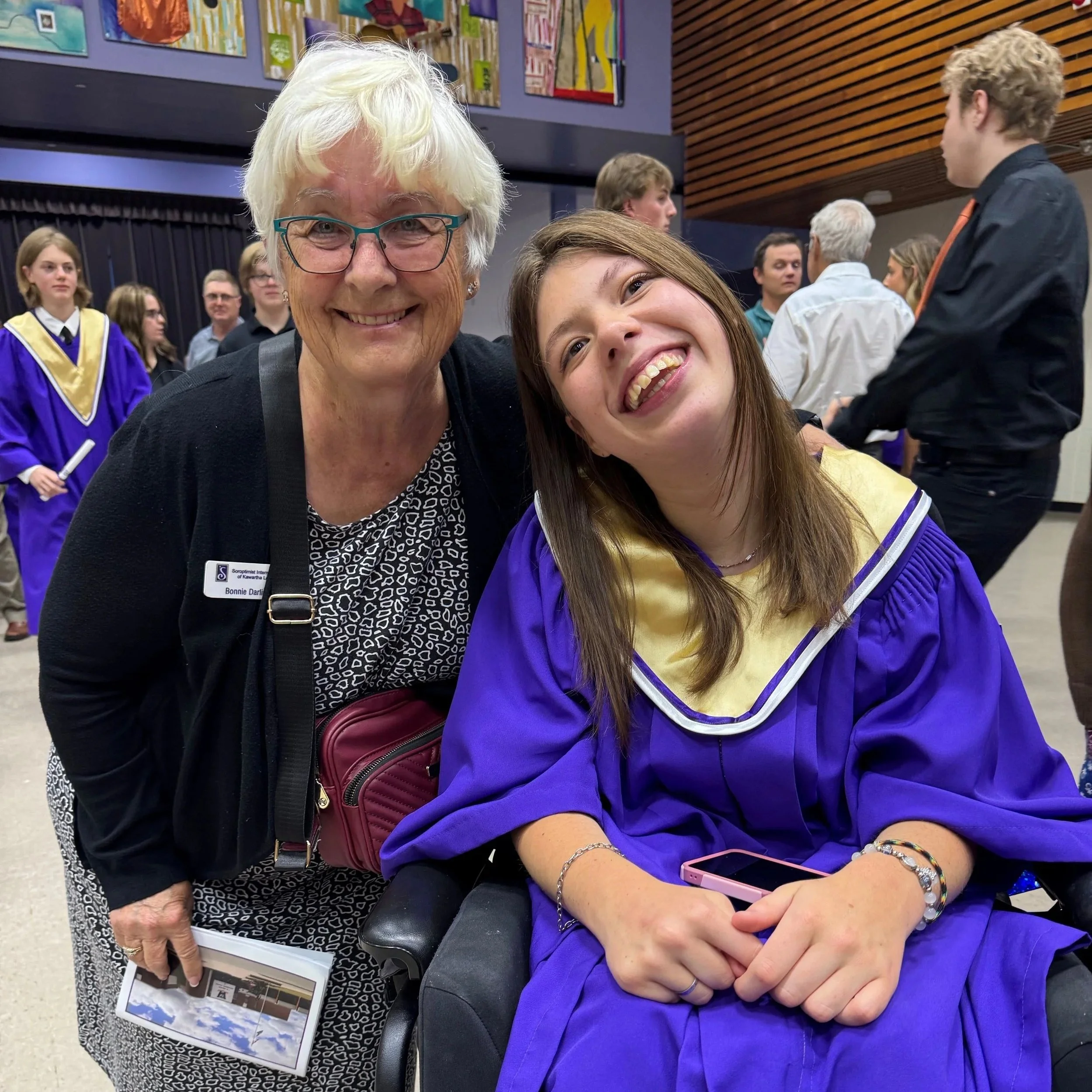 Soroptimist International recognizes four graduating students for their positive influence on others