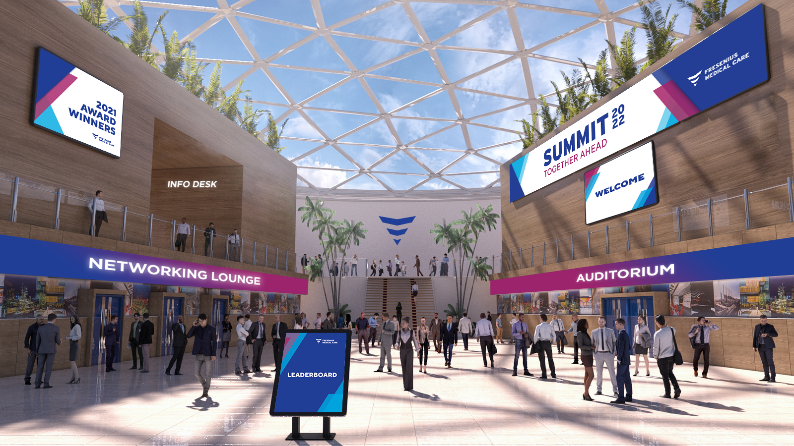 Health Tech: Fresenius, event identity and branding package