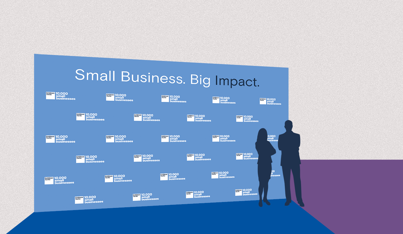 Goldman Sacks: event backdrop banner