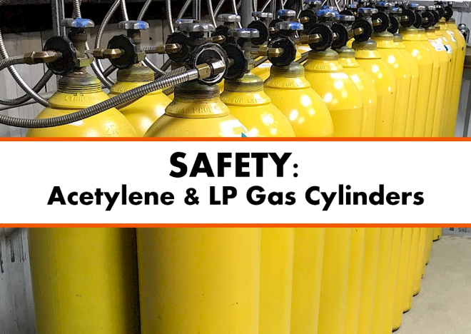 Safety Topic: Acetylene and LP-Gas Leaking Cylinders — Central