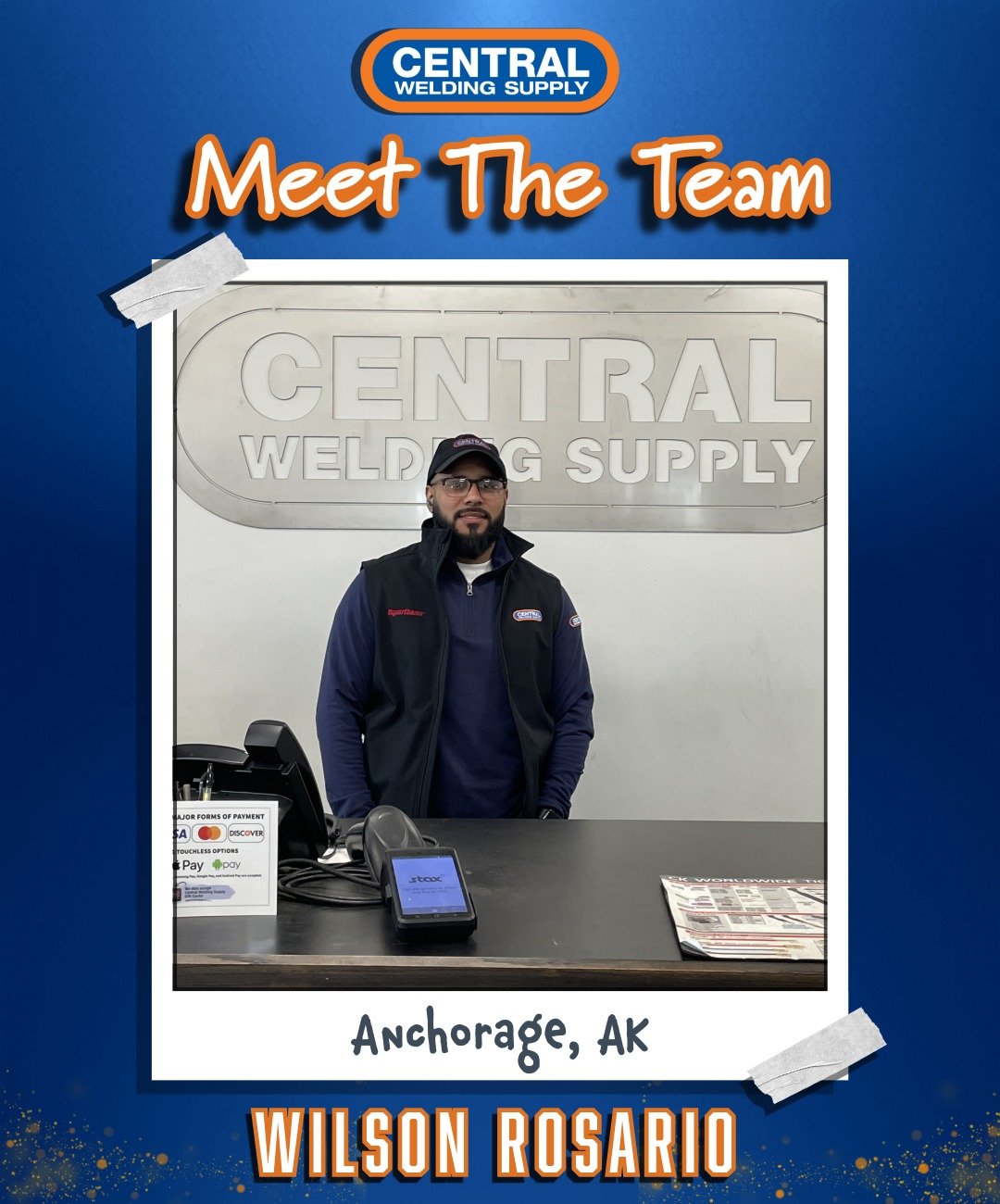Meet The Team Monday!

Meet Wilson Rosario from our Anchorage, AK location!💙🧡

Wilson has been a cherished member of the CWS team for three years. He&rsquo;s one of our fantastic QSSP Safety Specialists and also serves as a Sales Representative for