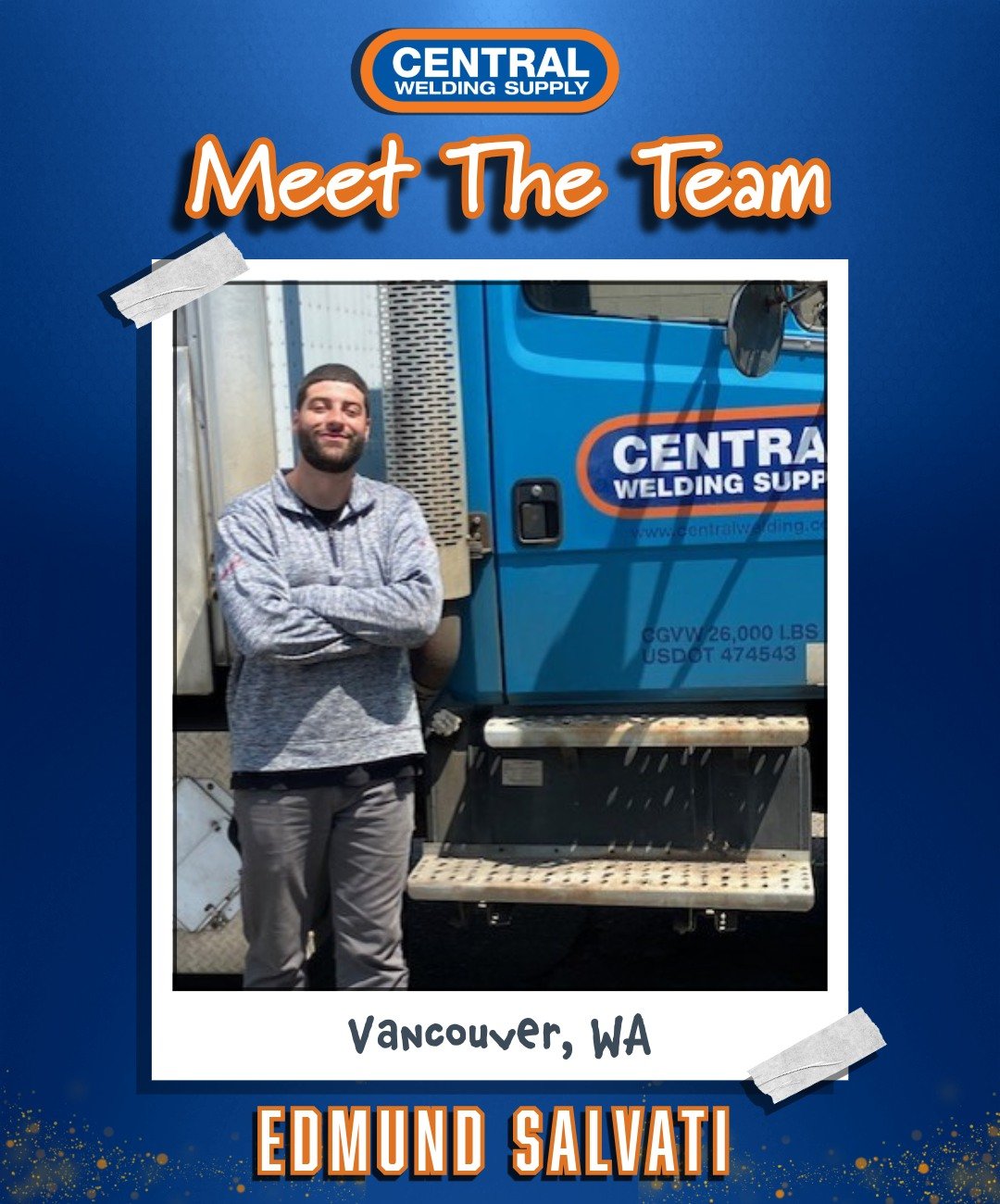 Meet The Team Mondays!

Meet Edmund Salvati from our Vancouver, WA location! 💙🧡

Edmund has been with the CWS family for the last two years as a Delivery Driver, and he truly makes a difference by taking great care of our customers. He&rsquo;s the 