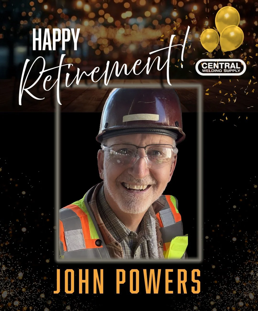 Let&rsquo;s give a huge shout-out to our dear friend, John Powers, as he starts his exciting new chapter of retirement! 🙌🎉✨

After an incredible 27 years with us at Central and many more in the industry, John has been a shining light in the CWS fam
