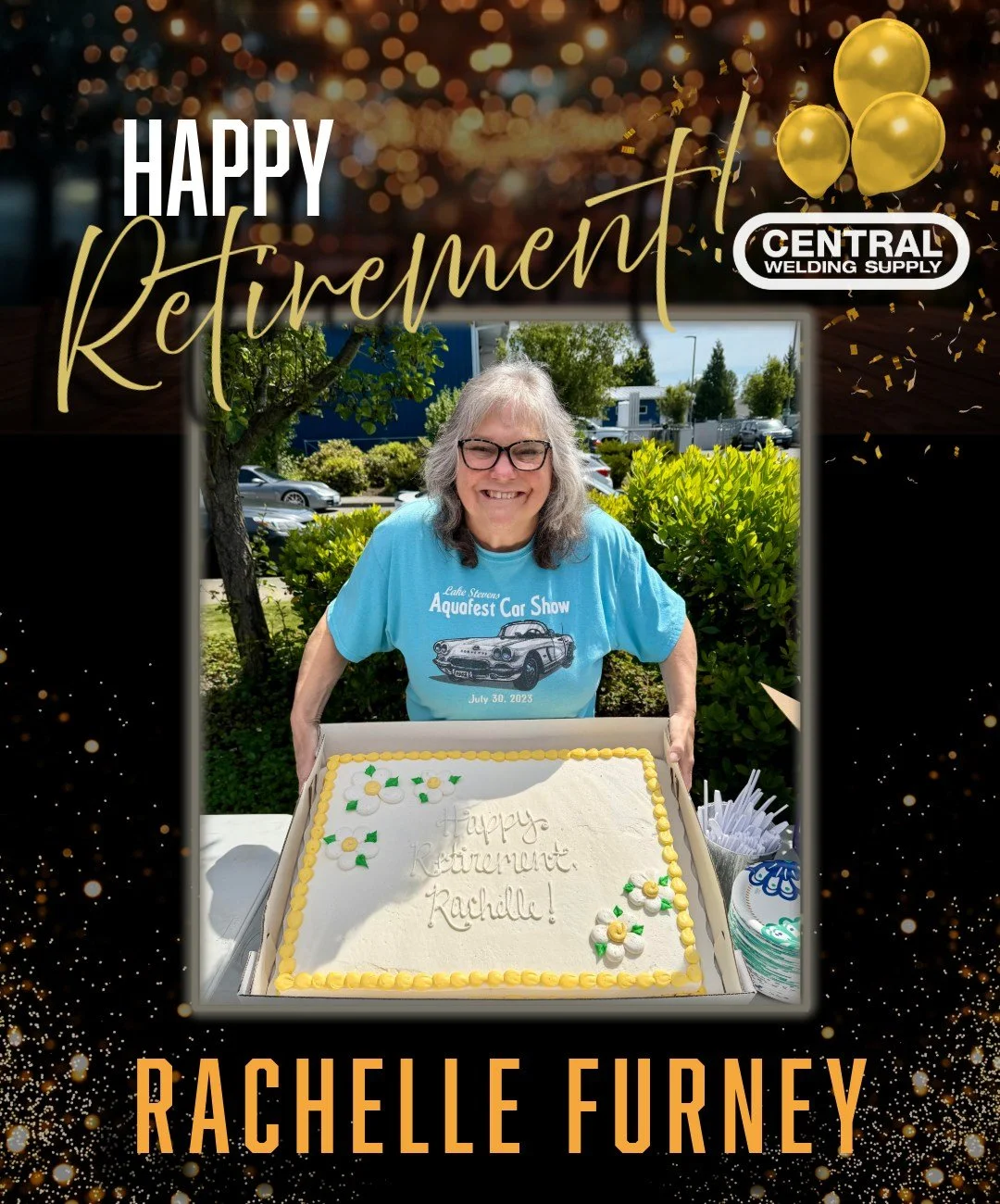 We want to take a moment to celebrate Rachelle Furney on her final day at CWS as she begins her journey into retirement!🎉

Rachelle joined our team in 2021, and while her time with us may seem short, we cannot thank her enough for all she has contri