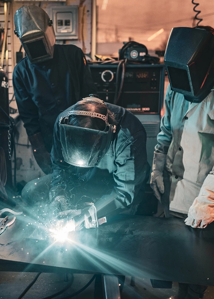 What are common welding symbols and what do they mean?