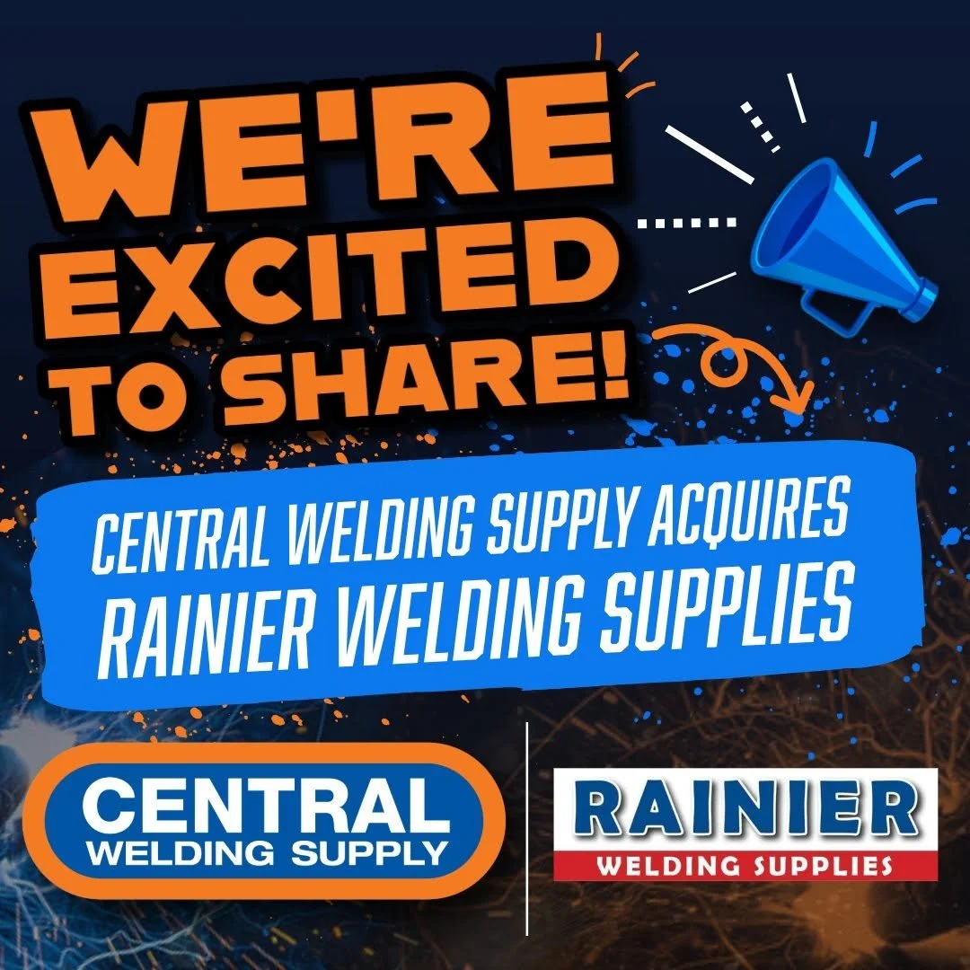 Welcoming Rainier Welding Supplies to the Central Welding Supply Family!
