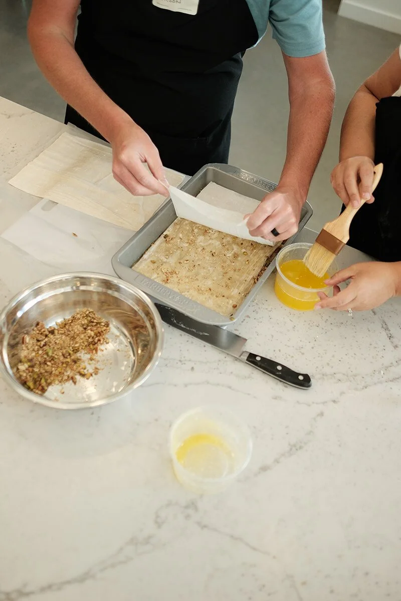 The Baklava Class + Dinner &amp; Wine Tasting