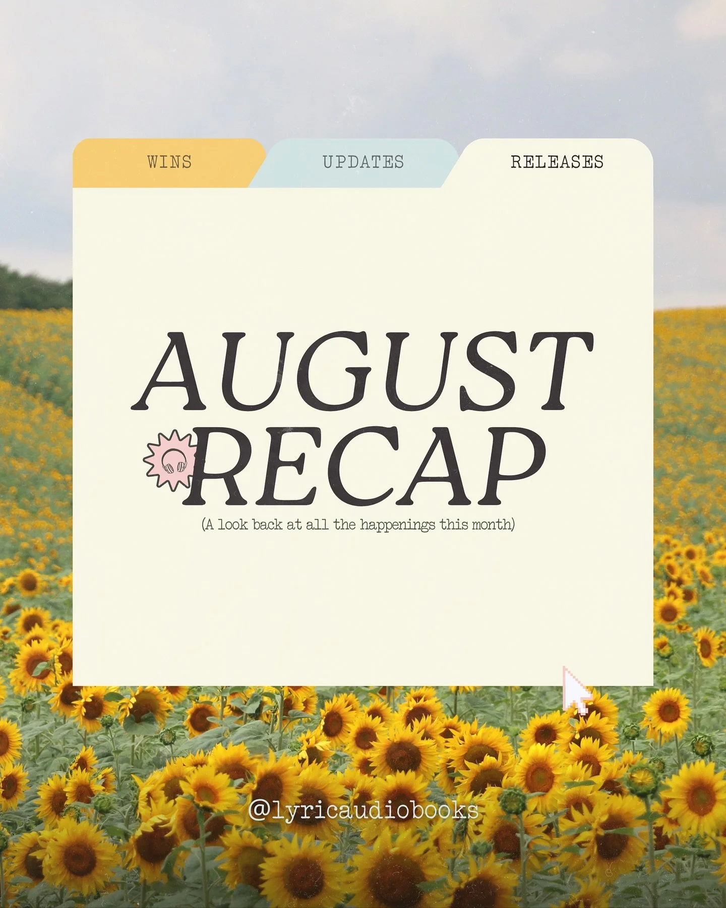 Another month for the books! 😘 See ya later August 👋

We&rsquo;ve been taking a bit of a break from social media, but that doesn&rsquo;t mean we haven&rsquo;t been incredibly excited about all the new romance audiobook releases + the work we&rsquo;