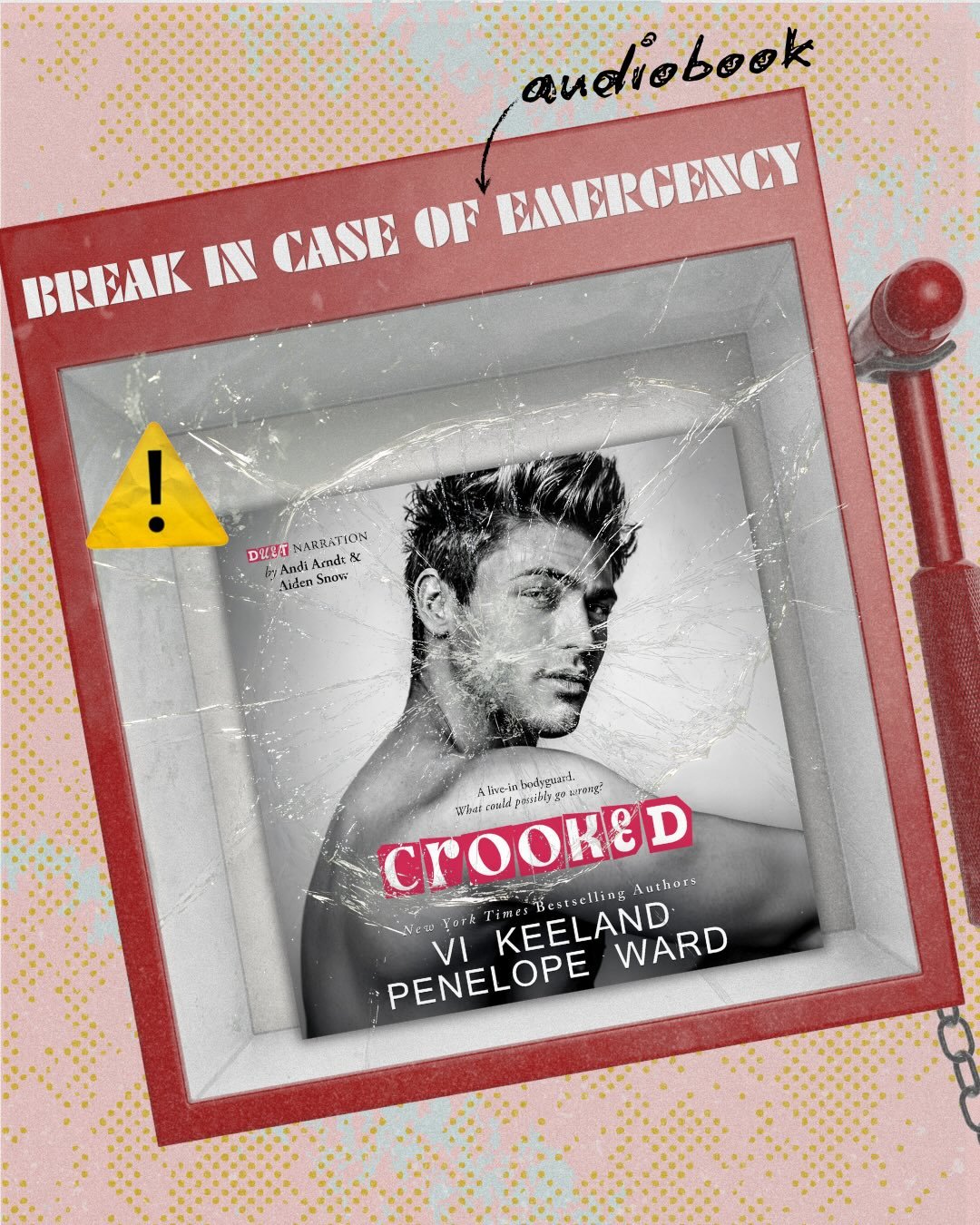 BREAK IN CASE OF (audiobook) EMERGENCY 🚨 Looking for your next romance listen? Don&rsquo;t worry, we&rsquo;ve got you covered with these new releases: 

Crooked by Vi Keeland &amp; Penelope Ward
Performed in duet by @offmicandi &amp; @aidensnowvoice