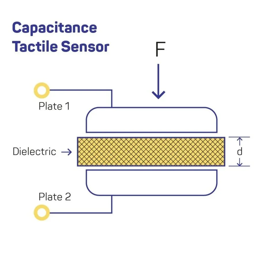 Capacitive Tactile Sensor Diagram