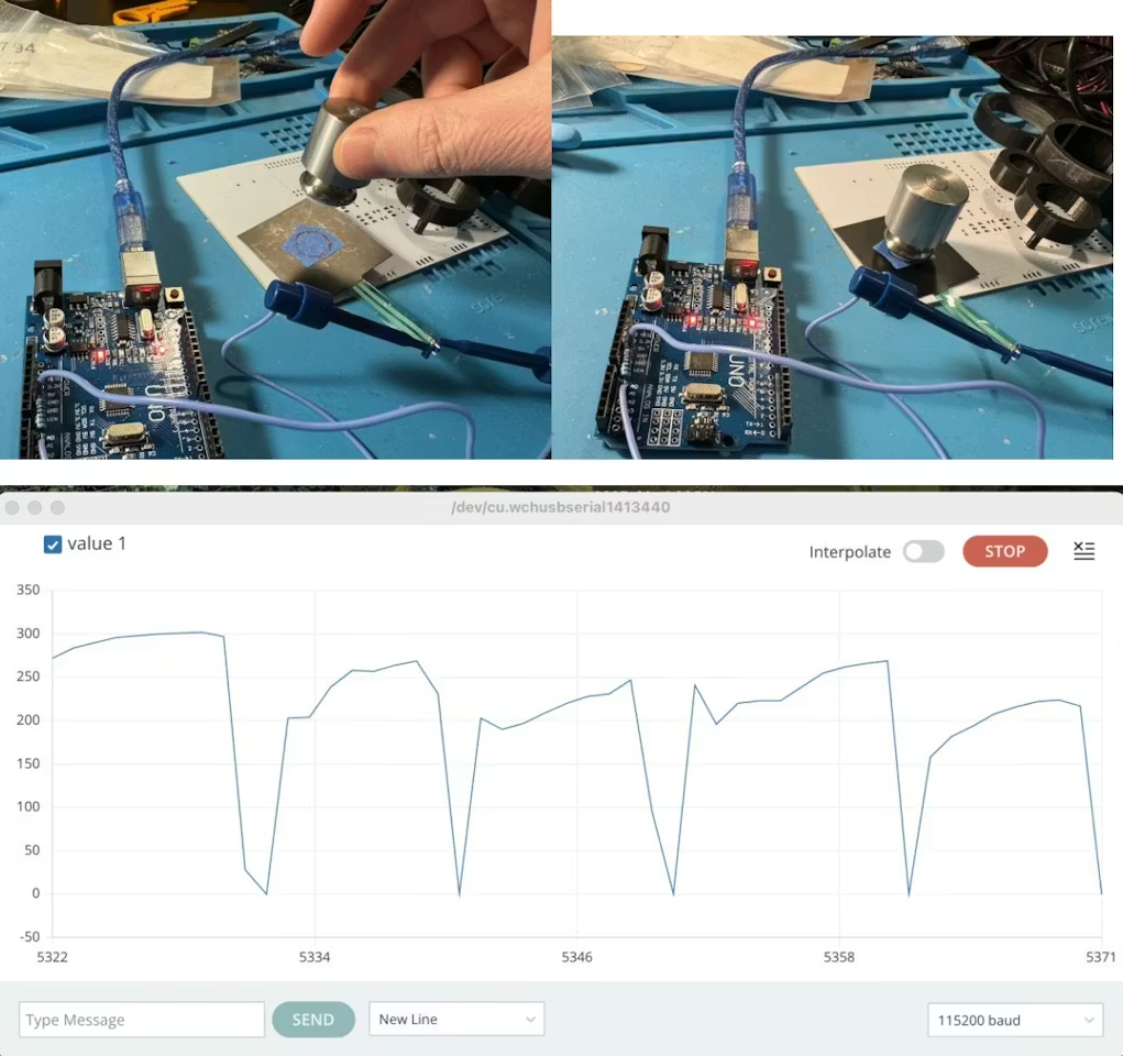 testing with arduino