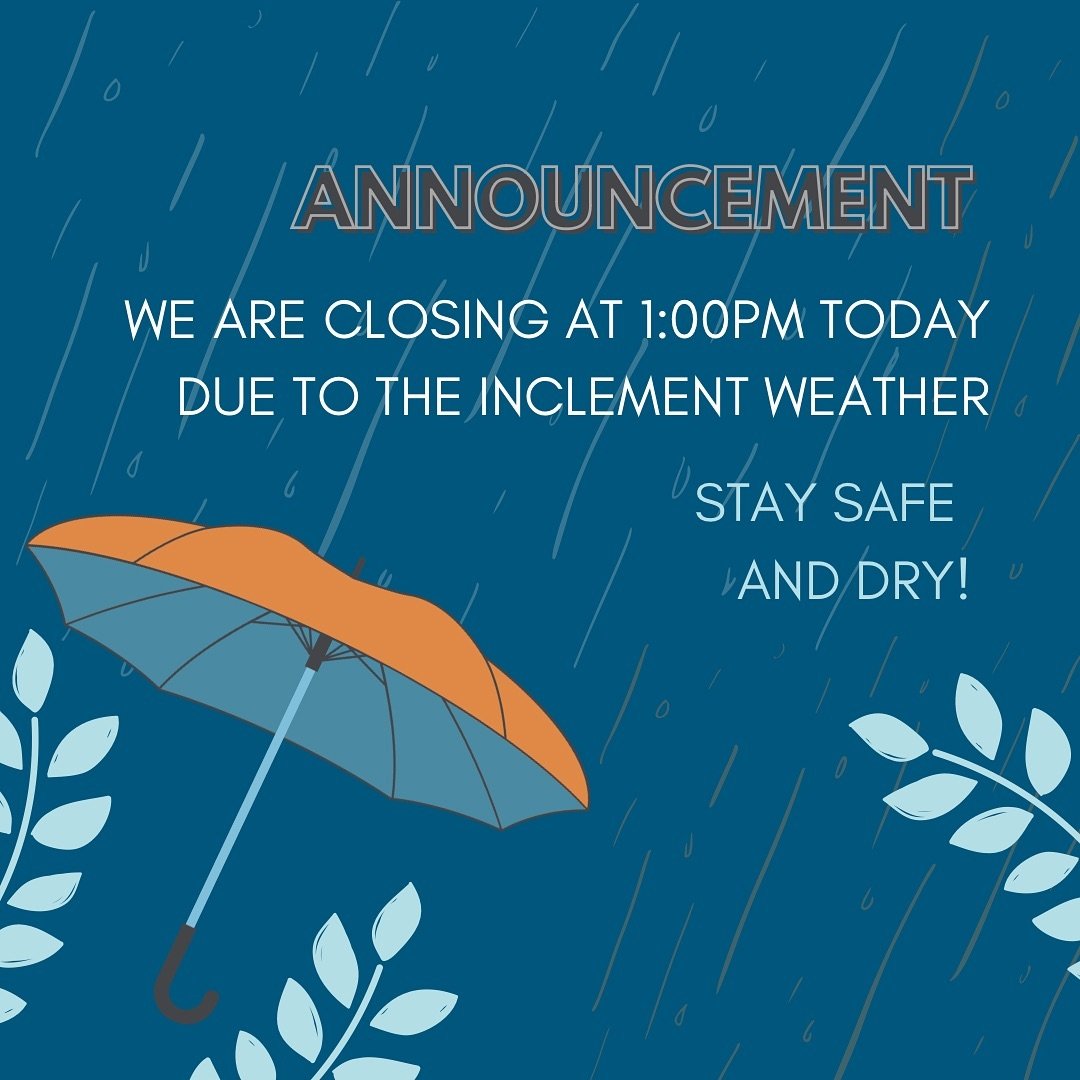 EmployAbility will be closed after 1:00pm today due to weather. Stay safe, Savannah!
